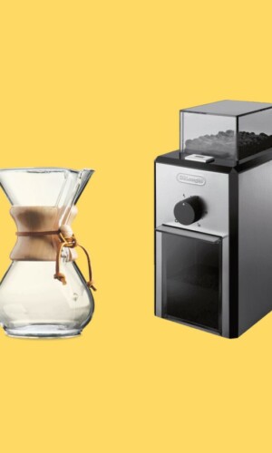 Kit Cafetière Chemex + Moulin électrique + Café Bio + Filtres